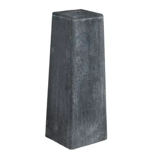Betonpoer 18x18x50 cm antraciet Gereduceerde Prijs